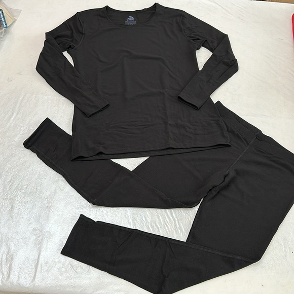 PMX POLAR 3 BASELAYER SET- Black - Picture 1 of 16
